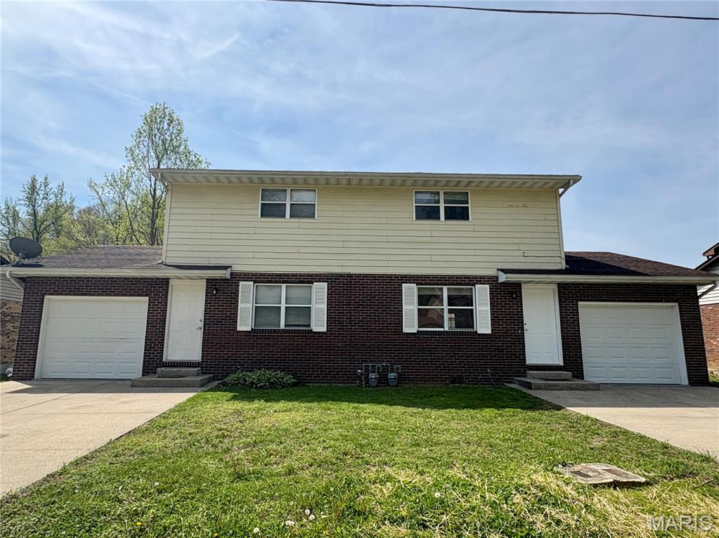 Well-maintained duplex investment opportunity in Cape Girardeau with strong upside and valuable recent improvements. This property features two 2-bedroom, 2-bath units, with one unit currently leased and the other available for showing, offering flexibility for investors or owner-occupants. A long list of items will convey with the sale, including all large appliances on site, even those currently uninstalled in the kitchen and garage. Recent and included items feature a new white vinyl privacy fence serving both units, along with water heaters, paint, plumbing fixtures, flooring, a closet door, and more. Each unit offers comfortable living space with main-level laundry, attached garage parking, and practical layouts that appeal to tenants and future owners alike. Conveniently located and positioned for immediate income potential, this is a solid opportunity to add to your portfolio.