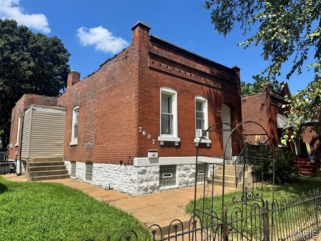 Excellent opportunity for investors or buyers looking in the Carondelet area! 2 bedroom, 1 bath, clean with several updates. Open floorplan with lots of space, eat-in kitchen with shaker cabinets, and separate dining room. Jack-and-Jill bathroom gives both bedrooms a convenient suite-like feel. Composite deck and privacy fenced back yard. Newer furnace and AC and newer electrical panel. Property is being sold as-is. Schedule your showing today!