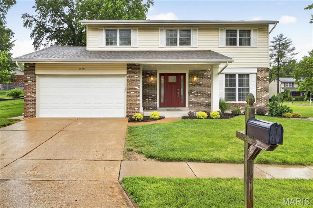 This beautifully updated 4-bedroom, 3-bathroom two-story home situated on a desirable corner lot in Fenton offers the perfect combination of space, style, and functionality. With nearly 2,000 square feet of living space, this move-in ready home has been thoughtfully updated throughout and is ready for its next owner. Step inside to a welcoming entry foyer featuring gorgeous hardwood flooring that extends throughout most of the main level. Just off the foyer, you’ll find a spacious formal living room highlighted by a large picture window that fills the space with natural light and flows seamlessly into the formal dining room, creating an ideal layout for entertaining and everyday living. The updated kitchen is sure to impress with crisp white cabinetry, granite countertops, stainless steel appliances that all stay with the home, and ample prep and storage space. Adjacent to the kitchen is a cozy breakfast area perfect for casual dining, which opens into the inviting sunken family room featuring a fireplace and direct access to the backyard patio. A conveniently located half bath completes the main floor. Upstairs, the home offers four generously sized bedrooms and two full bathrooms, including a spacious primary suite with a walk-in closet and an updated private bath. The finished lower level provides an abundance of additional living space with endless possibilities for a recreation room, home office, workout area, or playroom. Outside, enjoy a large stone patio overlooking the expansive yard, offering plenty of space for outdoor entertaining, gardening, or recreational activities. This home combines comfort, updates, and a fantastic location all in one package.