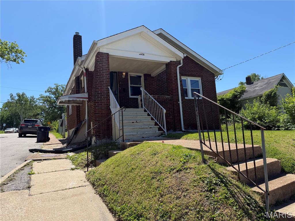 Great investment opportunity! This solid 2-bedroom, 1.5-bath brick ranch was previously rented for $1,100 per month and offers strong cash-flow potential for investors or owner-occupants alike. The home features wood flooring throughout, some newer windows, and several major system updates, including a newer furnace, central air conditioning unit, water heater, and electrical panel. The full basement provides ample storage space and includes a convenient half bath, offering additional functionality and future possibilities. Outside, enjoy a fenced backyard ideal for pets, gardening, or outdoor entertaining. With key mechanical updates already completed and proven rental history, this property is ready for its next owner. Property be sold As-Is.