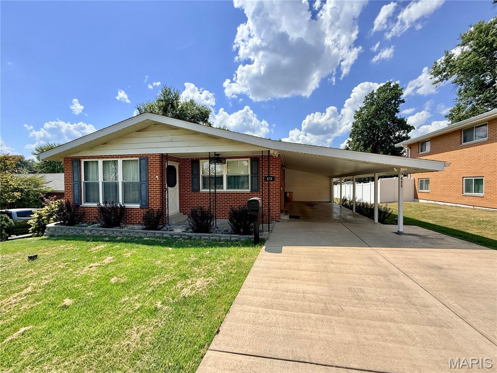Adorable, affordable and move-in ready!  This charming all brick 3-bedroom, 2-full-bath home has been tastefully updated over the years, offering the perfect blend of comfort and convenience. Recent updates include flooring, fresh paint, a new roof in 2025, and HVAC in 2020. The main level features three bedrooms and a full bathroom, along with an inviting open-concept layout combining the kitchen, dining area, and living room. The walk-out lower level adds even more versatility, featuring a second full bathroom with a walk-in shower and a spacious recreational area that can easily be used as a family room, rec room, media room, home gym, or whatever best suits your needs. Step outside to the large shaded backyard, offering a great space for kids and furry friends to play. The covered rear patio creates the perfect spot to relax, entertain, or enjoy your morning coffee. Located in the heart of Ste. Genevieve, this home is conveniently close to local restaurants, shopping, the hospital, and all the amenities this charming community has to offer. This adorable home is truly a gem and one you won't want to miss!