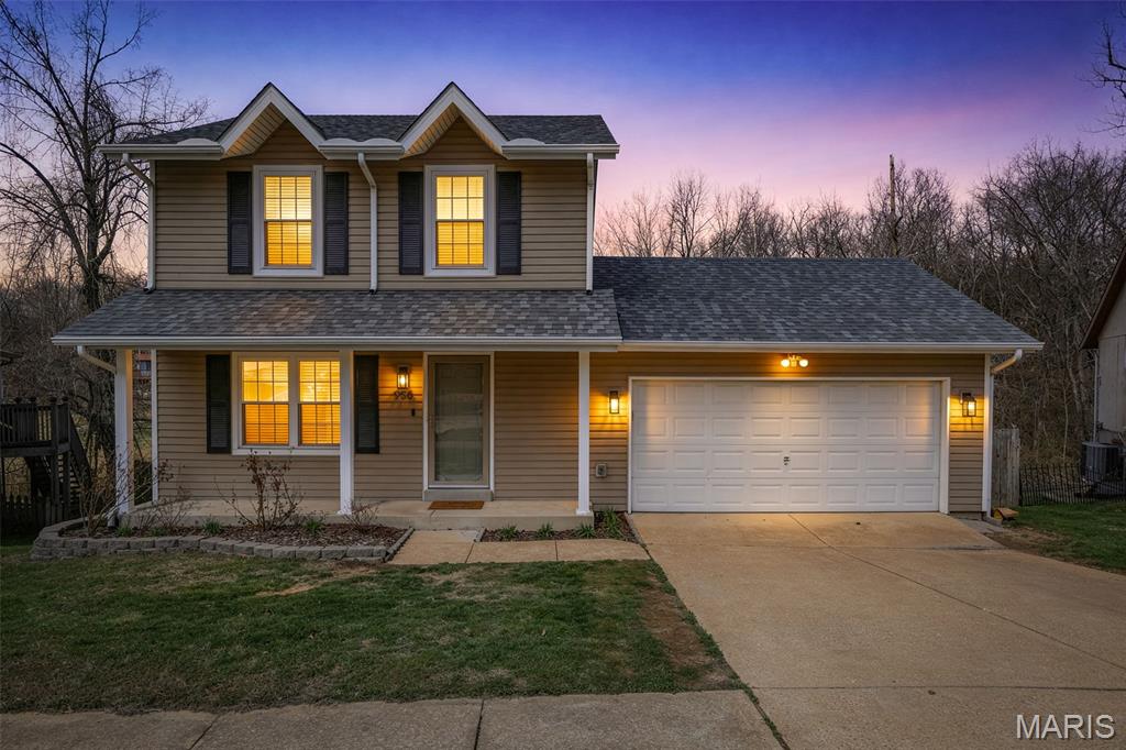 Tucked against the woods with a large deck made for relaxing evenings, this 3-bed, 2-bath two-story packs a ton of updates and space into a smart layout! Step inside to beautiful wood floors throughout the main living areas, tile in the kitchen with white painted cabinets, and all black appliances, and can lighting that keeps the home bright and inviting. All three bedrooms feature overhead lighting and vinyl flooring, plus ceiling fans for comfort. The primary bedroom and full bath are located upstairs, while a convenient half bath sits on the main floor. The finished walkout basement adds valuable living space with a dedicated laundry room and easy access to the fenced backyard with a wood privacy fence—perfect for pets, play, or entertaining. Enjoy peace of mind with a brand new roof, some new siding, newer water heater, and PVC plumbing stack. Outside you’ll find a utility shed for extra storage, a spacious driveway, and a 2-car garage. All of this in the highly sought-after Windsor School District. SHOWINGS BEGIN FRIDAY 3/20 @NOON, OPEN HOUSE SAT 3/21 @11AM-1PM(:
A great blend of updates, space, and a private wooded backdrop!