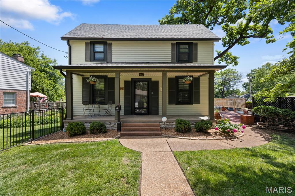 Welcome to 8564 Big Bend Boulevard, one of the oldest homes in Webster Groves — beautifully reimagined through a timeless, cohesive renovation that blends historic character with modern comfort. Thoughtfully designed for entertaining and everyday living, this hand-crafted home offers inviting spaces perfect for gathering with family and friends.

Ideally located within walking distance of three vibrant Webster business districts and schools ranging from pre-K through college, the home combines charm, convenience, and community. Sunlight pours through abundant windows, creating warm and welcoming interiors throughout.

Outside, enjoy a newly fenced, park-like backyard featuring a beautifully lit brick patio spacious enough to host everything from intimate dinners to large celebrations. Additional highlights include a new roof, custom kitchen and baths, all-new lighting, custom walk-in closet, new windows, sump pump, and new exterior stairs.

Don’t miss the opportunity to own a truly special piece of Webster Groves history — thoughtfully updated for today’s lifestyle while preserving the craftsmanship and character that make this home unforgettable.