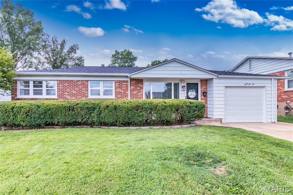 Wow! Don’t miss this beautifully updated ranch home! Recent updates include new finished wood floors, fresh paint, and a new roof. The eat-in kitchen features stainless steel appliances that stay. Newer HVAC and water heater. Primary suite with full bath. Partially finished basement offers a family room and bar area with bar stools included. Enjoy the level backyard and large patio, perfect for entertaining. Kitchen refrigerator, washer, and dryer stay!