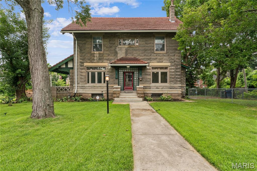 Discover a residence of enduring charm, a single-family home constructed in 1906. This attractive property is in great condition, offering a unique opportunity to own a piece of history meticulously maintained for modern living. The heart of this home is a thoughtfully designed kitchen, equipped with sleek stainless steel appliances that blend contemporary functionality with classic appeal. Step into the bathrooms, where comfort and style converge. One bathroom offers a luxurious soaking tub, perfect for unwinding after a long day, while another features a convenient double vanity, providing ample space and ease for daily routines. Practicality meets convenience with a dedicated laundry room, simplifying household tasks and maintaining an organized living space. This five-bedroom, four-bathroom residence offers an exceptional blend of historical character and refined comfort, inviting you to experience its unique allure firsthand.