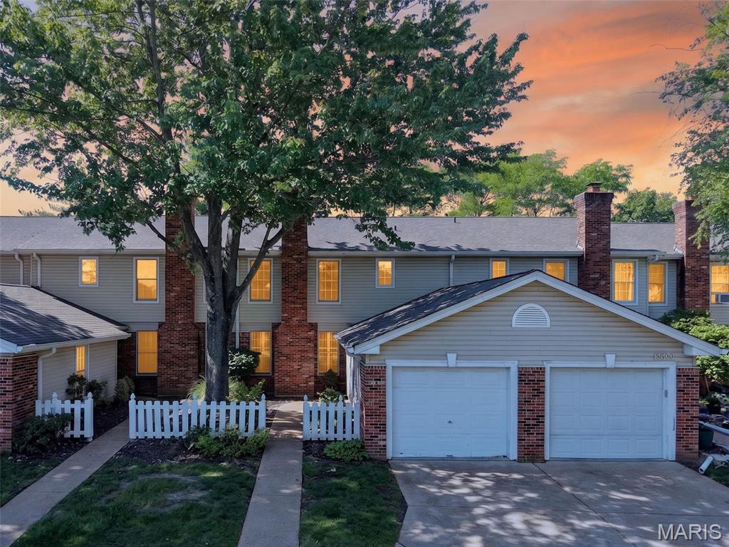 Welcome to this beautifully updated 3 bed, 4 bath condo located in the highly sought-after Parkway School District! Conveniently situated near major highways, hospitals, shopping, and dining, this home offers the perfect blend of comfort, style, and convenience.

The spacious family room features a cozy wood-burning fireplace, plantation shutters, and built-in bookcases, creating a warm and inviting atmosphere. The separate dining room includes a sliding glass door leading to a private patio—perfect for relaxing or entertaining. The large kitchen offers ample cabinet space, a pantry, and all appliances stay.

Upstairs, you will find a generously sized primary suite with a full bath, along with two additional bedrooms and another full bath. The finished lower level was recently updated with new luxury vinyl plank flooring and includes a bonus room with a closet and full bath—ideal for a potential 4th bedroom, office, workout room, or guest suite.

Additional updates include a new roof in 2023. Monthly HOA fee covers water, sewer, and trash for easy, low-maintenance living. Schedule your showing today!
