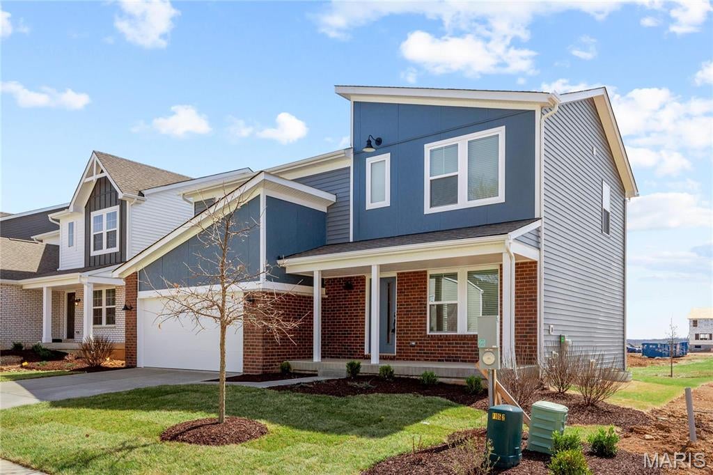 Located in the desirable Streets of Caledonia subdivision, this beautiful almost new, four-bedroom home with a spacious loft offers approximately 2,000 square feet of finished living space, plus a full unfinished basement and two-car garage. The home is available for occupancy almost immediately.

The open and inviting main level features a spacious family room that flows seamlessly into the dining area and kitchen. The kitchen includes stainless-steel appliances, upgraded maple cabinetry with 42-inch upper cabinets and soft-close hinges, quartz countertops, a large walk-in pantry, and a walk-out morning room.

The main floor also includes a bonus room with French doors, making it an ideal space for a home office, study, or flex room.

Upstairs, you'll find a spacious primary bedroom retreat with a private en-suite bathroom featuring a double-bowl vanity, walk-in shower, and walk-in closet. Three additional bedrooms each offer their own walk-in closet. The second floor also includes a centrally located hall bathroom, a convenient laundry room, and a versatile loft area.

Additional features include:

Four bedrooms plus loft
2.5 bathrooms
Approximately 2,000 sq. ft. of finished living space
Full unfinished basement
Two-car garage
Gas furnace and central air conditioning
Stainless-steel appliances
Electric range, refrigerator, dishwasher, microwave, washer and dryer included
Quartz kitchen countertops
42-inch maple cabinetry with soft-close hinges
Large walk-in pantry
Walk-out morning room
Main-level bonus room with French doors
Spacious family room
Primary suite with private bath and walk-in closet
Walk-in closets in all three additional bedrooms
Second-floor laundry
Convenient location near schools, shopping, restaurants, and major highways

School District: Wentzville School District
Schools: Crossroads Elementary, Frontier Middle School, and Liberty High School

Lease Terms:
Rent is $3,000 per month with a $3,000 security deposit. Both are due upon acceptance. Tenant is responsible for all utilities, including water, sewer, and trash.

No pets allowed.

Prefer 2 year lease or longer.

Please Note: This property is strictly for rent and is not available for lease purchase or a lease option to buy.