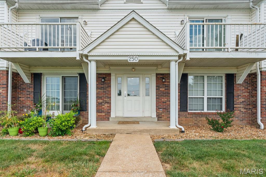 Don't miss this opportunity to enjoy a lifestyle with no grass to mow and no snow to remove. This charming upper-level condo offers three sizeable bedrooms, one full bath, making it a perfect place to call home. The updated kitchen features a stylish backsplash, stainless steel appliances, and flows seamlessly into the dining area. The spacious living room is filled with natural light and opens through a sliding glass door to a cozy balcony.  Convenient laundry room adds to the home's functionality. Additional amenities include a private storage room and a reserved tuck-under shared garage parking space, with additional guest parking available adjacent to the building. Common ground area for grilling and outside sitting. HOA fees are $649.06 quarterly covers some insurance, lawn/landscaping, and snow removal. Desirable Location and conveniently located near schools, stores, medical offices, hospital, restaurants etc.. Call today to schedule your showing.