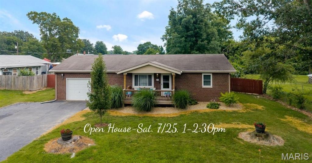 Completely remodeled and move-in ready! This charming all-brick home offers 3 bedrooms, 1 beautifully updated bath, and a long list of recent improvements. Inside, you'll find luxury vinyl plank flooring, updated lighting throughout, a stunning new kitchen with stainless steel appliances, and a fully renovated bathroom featuring a double vanity and a beautiful tiled tub surround. The spacious kitchen opens to a deck overlooking the approximately quarter acre backyard—perfect for relaxing, entertaining, family, friends and pets! All kitchen appliances are included, and the primary bedroom features two closets for added storage.
Additional updates include newer windows and a newer HVAC system for added comfort and efficiency. The oversized one-car attached garage includes an automatic opener, while the full basement provides excellent storage and the potential to finish additional living space. Located on a quiet street in Bethalto, this beautifully updated home is truly turnkey and ready for its next owner!