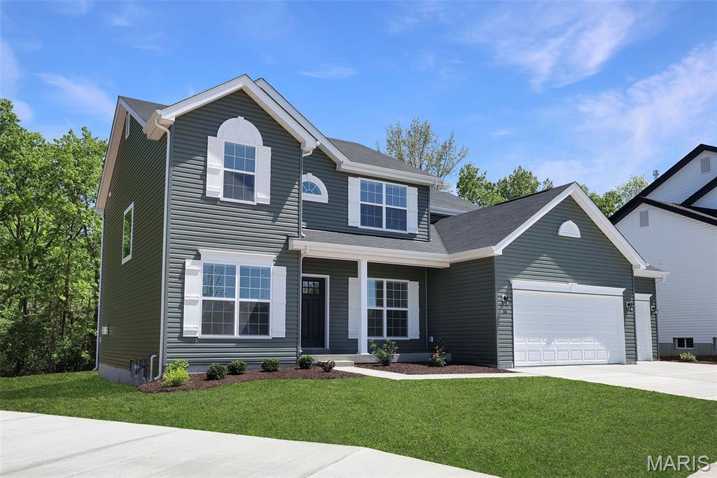 New McBride Homes’ Sequoia 2 story 4BR 2.5BA will be move-in ready this winter! 2-story foyer flanked by formal living & dining. Spacious family room w/ceiling fan & windows for natural light. Breakfast area w/pantry & slider to backyard. Kitchen with 42” Brellin White cabinets, quartz counters, center island/breakfast bar & stainless-steel GE appliances. The main floor includes a half bath, laundry room, 9’ ceilings, 6’ windows & wood laminate flooring throughout. Upstairs the primary suite w/ double doors & a massive walkin closet, private bath w/shower, corner tub, & double vanity, plus 3 BRs & hall bath. Dual zone HVAC, 2 panel doors, ¾ bath rough-in LL & more! Harvest has nature play area w/ water feature, 13+ ac town square, civic lawn area, food truck court, orchards & pumpkin patch, community gardens, pickle ball & bocce ball courts, playgrounds, trails & more! Enjoy peace of mind w/ McBride Homes 10 yr builders warranty & incredible customer service! Similar Photos Shown.