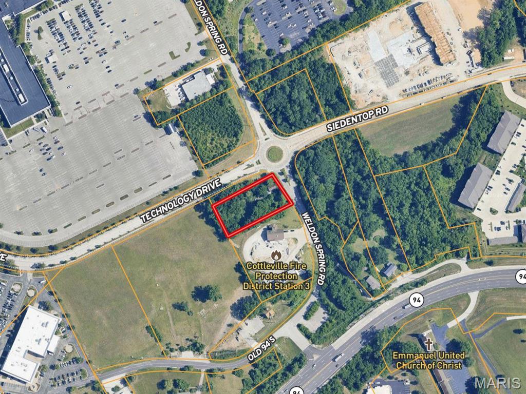 Commercial Zoning per City of Weldon Spring. 0.86 acre corner lot in booming area at $7/per SF.  Existing house on property is a tear down & uninhabitable. Multiple parcels available, nearby MLS#25006370, MLS#26005970, MLS#26005959 MLS#25012178, MLS#25006444. Adjacent to Cottleville Fire Station 3. Nearby The Trace-185 luxury apartments, Persimmon Woods Golf Club, CitiMortgage, New Perspectives Senior Living, Progress West Hospital, Missouri Research Park, and Chesterfield Valley. Weldon Spring located in St. Charles County - the fastest growing county in MO - is a key access point connecting to St. Louis County. Location highlights: Business Park, Corner Location, Suburban. Bring your vision, opportunity awaits!