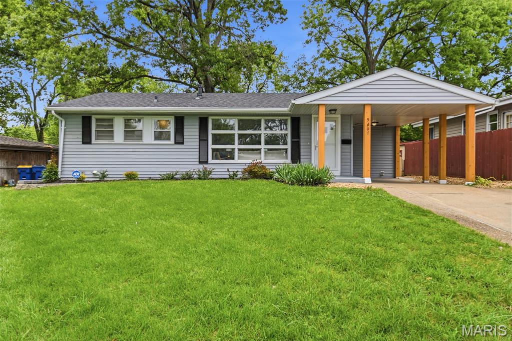 Welcome home to this beautifully updated 3 bed, 2 bath home located in the highly desired Woodson Terrace area! From the moment you arrive, you’ll appreciate the fresh curb appeal featuring a brand-new roof and modern updates throughout. Step inside to a completely renovated kitchen showcasing granite countertops, updated cabinetry, new flooring, stylish fixtures, and a clean modern finish perfect for entertaining. The main level also features fresh paint, updated baseboards, new light fixtures, blinds throughout, rehabbed full bath, and new bedroom flooring creating a true move-in ready feel.

The finished basement expands your living space with new carpet, fresh paint, updated lighting, and a renovated full bath which is perfect for a family room, guest space, additional sleeping, home office, or entertainment area. Conveniently located near highways, shopping, dining, and airport access, this one combines modern updates with an unbeatable location. The Woodson Terrace Occupancy Inspection has passed and this home is ready for occupancy! Schedule your showing today.