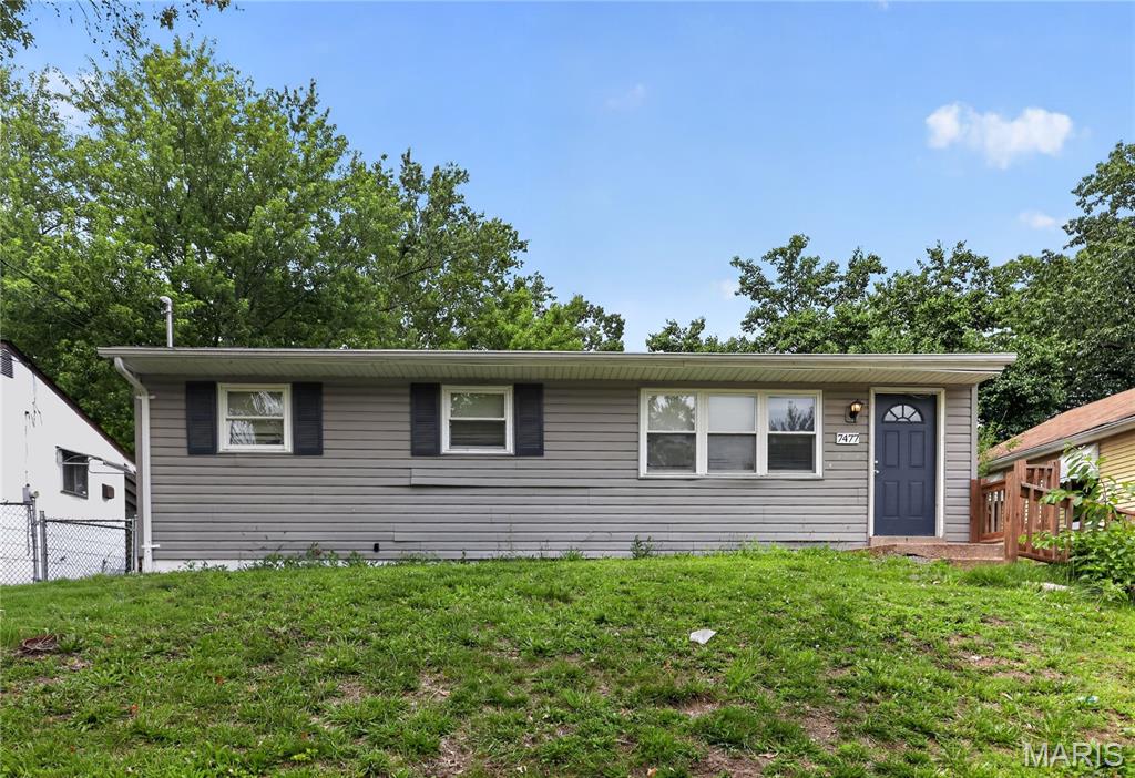 Welcome home to this charming, well-maintained ranch in the heart of Ferguson! This delightful 3-bedroom, 1-bath home offers a classic floor plan filled with character. Step inside to discover beautiful hardwood flooring that flows throughout the main living areas. The kitchen is functional and ready for your personal touch, while the full basement provides endless potential for extra storage or a future recreation space. Situated on a manageable lot with a peaceful neighborhood view, this property is the perfect blend of comfort and convenience.