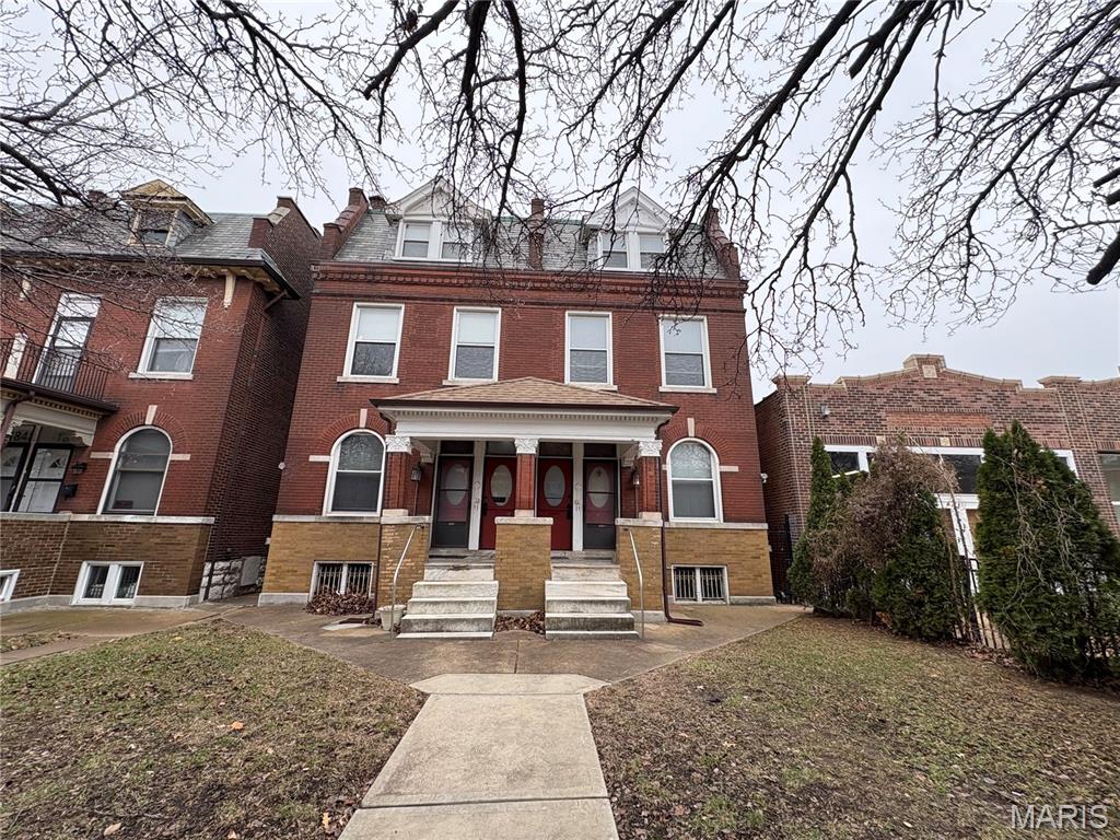 All brick four family FULLY RENOVATED in 2020 is a McKinley Heights gem. Two 3/2 units and Two 1/1 units. Each unit has an large living room with a fireplace and beautiful hardwood floors. The living room opens in to the eat in kitchen, perfect for dining and entertaining - new stainless steel appliances, updated cabinetry & countertops, dishwasher, and, in unit laundry. Updated  bathrooms with subway tile, fresh gray vanities, and brand new hardware. All bedrooms are complete with ceiling fans and large windows for natural lighting. It is a short distance to restaurants, bars, parks, and entertainment! PVC stacks, pecs water lines, updated electric, newer furnaces and AC condensers, newer water heaters and decorative exposed brick.