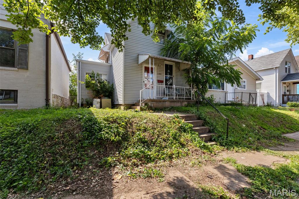 Hello to all the Rehabbers & Investors!!  This colonial style 2 bedroom 2 full bath has tons of potential to modernize and update.  There's alot to like with a large kitchen, main floor laundry, and detached 2 car garage.  Located in Bevo Mill, it's walking distance to the Mill, Tim's Chromes Bar, Christy Park, and lots of other South City gems.  Property is being sold As-Is.
