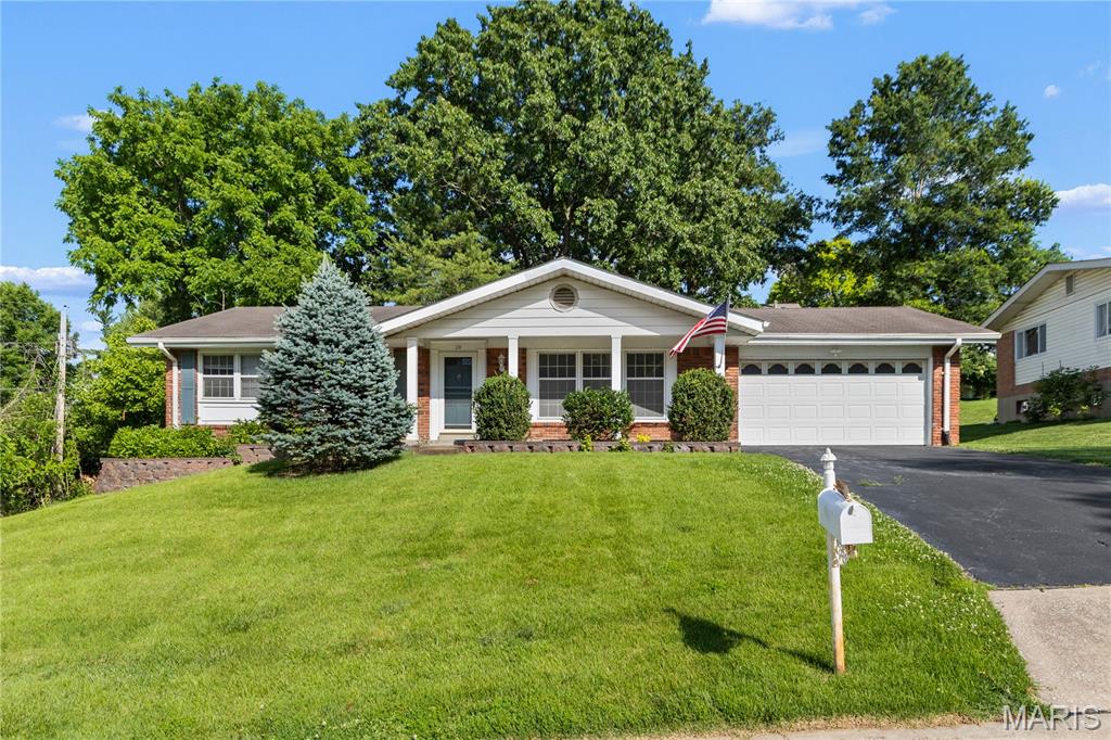 Beautifully remodeled ranch home in the heart of Chesterfield! This spacious home features 3 bedrooms on the main level, a finished basement set up as its own studio apartment with full kitchen and own walk out, 2-car garage, granite countertops, and fresh updates throughout. Be the first to live here since the remodel is complete. Interior photos coming soon as final finishing touches are being completed. Located in the highly desirable Parkway Central School District, this home offers comfort, space, and a great location. Estimated availability for showings and occupancy is between July 1st and July 10th. Professionally managed by owners who care deeply about keeping the home well-maintained for the enjoyment and benefit of the residents. We hope the next resident will love this home and build a great life here.