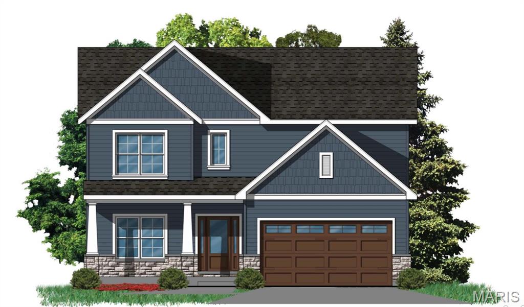 New Construction, 2-story, 5 bedroom, 3.5 bath by Schindler Homes LLC in Kirkwood. This beautiful home features 9' first floor ceilings, hardwood flooring entire 1st floor, wainscot trim in den, stainless steel Kitchen-Aid appliances with chimney hood, 42 inch shaker kitchen wall cabinets with soft close drawers and doors, pull out trash cabinet, under cabinet lighting with light rail, walk-in pantry, quartz countertops, mudroom on 1st floor with custom lockers, fireplace in family room, luxurious master bath with double sinks, Moen plumbing fixtures, separate tub and shower, his and hers large walk-in closets, large 2nd floor laundry with cabinets/granite folding counter, 50 gallon hot water heater, cased out windows, tall pour and finished lower level, and architectural grade shingles. Will have fully sodded yard and professionally landscaped. Great location, convenient to highways, parks, and shopping. Projected late July/August finish date.