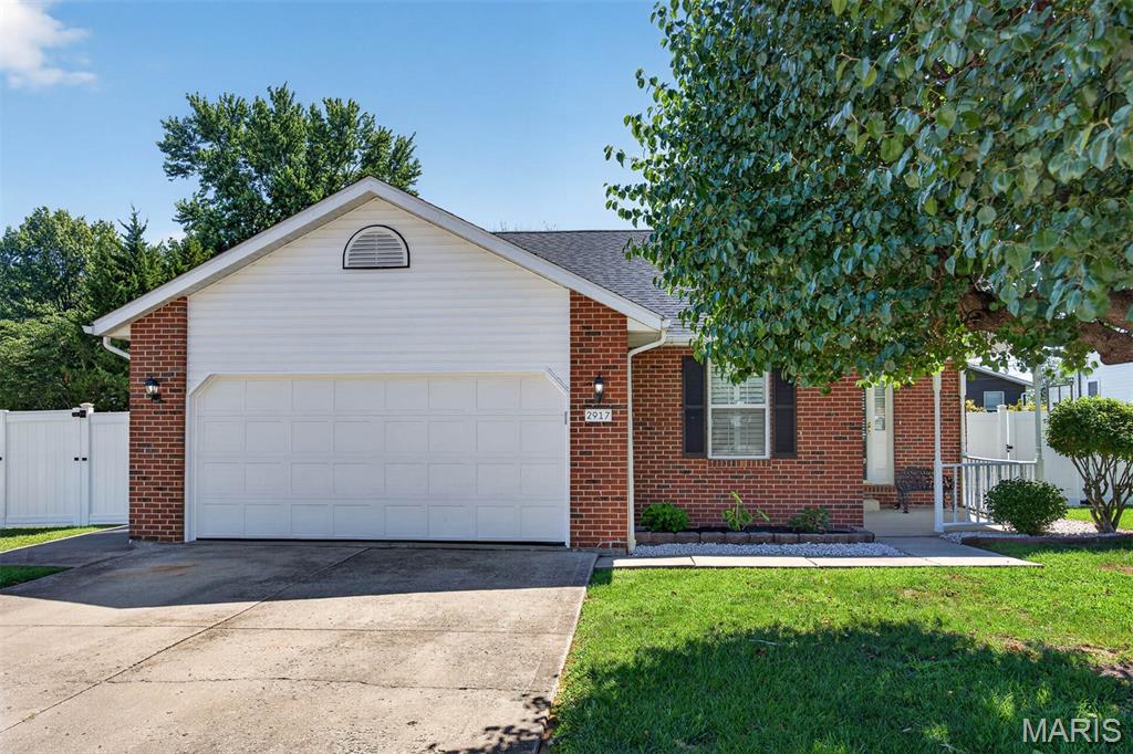 Move-In Ready Ranch! Welcome home to this well-maintained single story home offering comfort, convenience, and plenty of space both inside and out. Nestled on a quiet cul-de-sac, and located within walking distance of the new primary school, this home has maintenance free features. New Roof in 2025, new siding 2026, new HVAC 2019, new flooring throughout are just to name a few.  An attached 2-car garage, fenced backyard, storage shed, and an NEW above-ground pool and deck surround—perfect for enjoying the summer months. Inside, you'll find three main-floor bedrooms with new LVP flooring and beautiful plantation shutters that add style and charm throughout the main level. The new roof provides added peace of mind. The finished lower level expands your living space with a spacious family room (with gas fireplace), rec room, and a third full bathroom, offering flexibility for entertaining, hobbies, a home office, or guest accommodations. With its move-in-ready condition, desirable location, and numerous updates, this home is ready for its next owner to enjoy. Schedule your showing today!