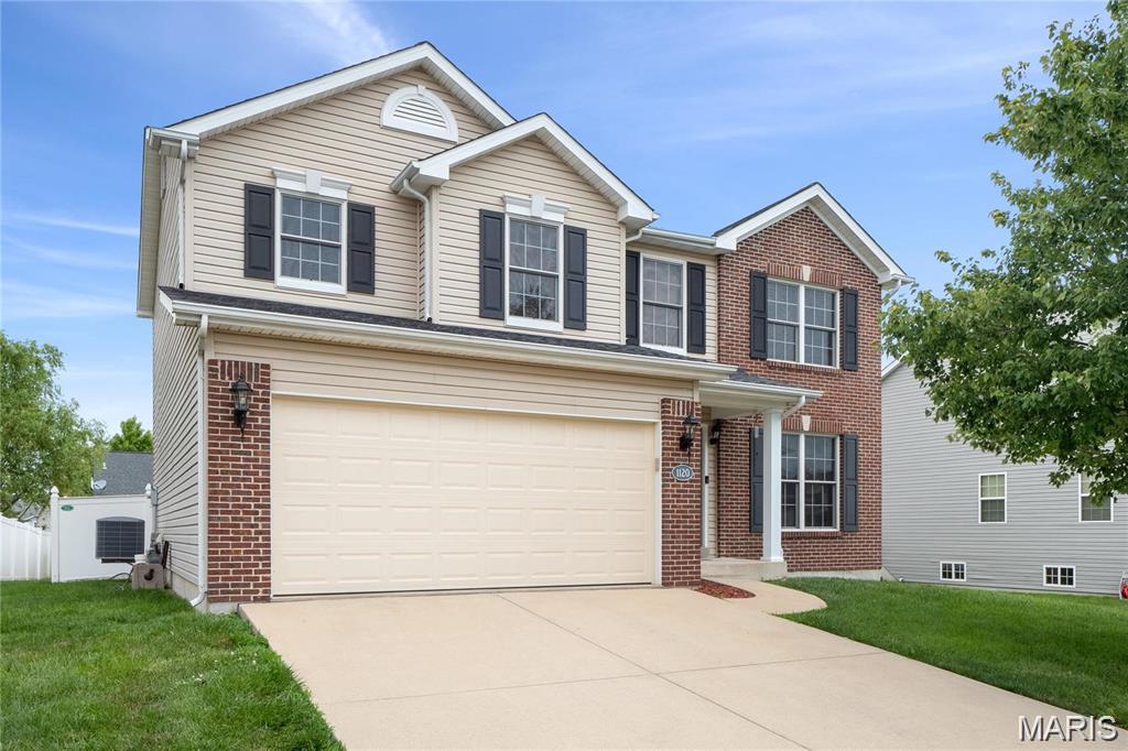 Four Home in Townsend Square Subdivision, Covered Front Porch, 20 X 15 Family Room, 15 X 10 Living Room, 15 X 10 Dining Room, 17 X 15 Eat In Kitchen with Center Island, Glass Top Electric Range, Built In Microwave, Dishwasher, Garbage Disposal and Refrigerator, Pantry Storage, Adjacent Dining Area with Back Patio Access, Main Floor Half Bath, Main Floor Laundry Room, Second Floor Provides 20 x 16 Master Bedroom with Walk In Closet, 10 x 9 Private Master Bathroom with Double Vanity Sinks,13 x 9 Sitting Room, 13 x 12 Second Bedroom, 13 x 11 Third Bedroom, 12 x 12 Fourth Bedroom, Partially Finished Basement Includes 20 x 12 Recreation Room and 14 x 10 Office, Fenced Back Yard, Two Car Attached Garage, Available Now.