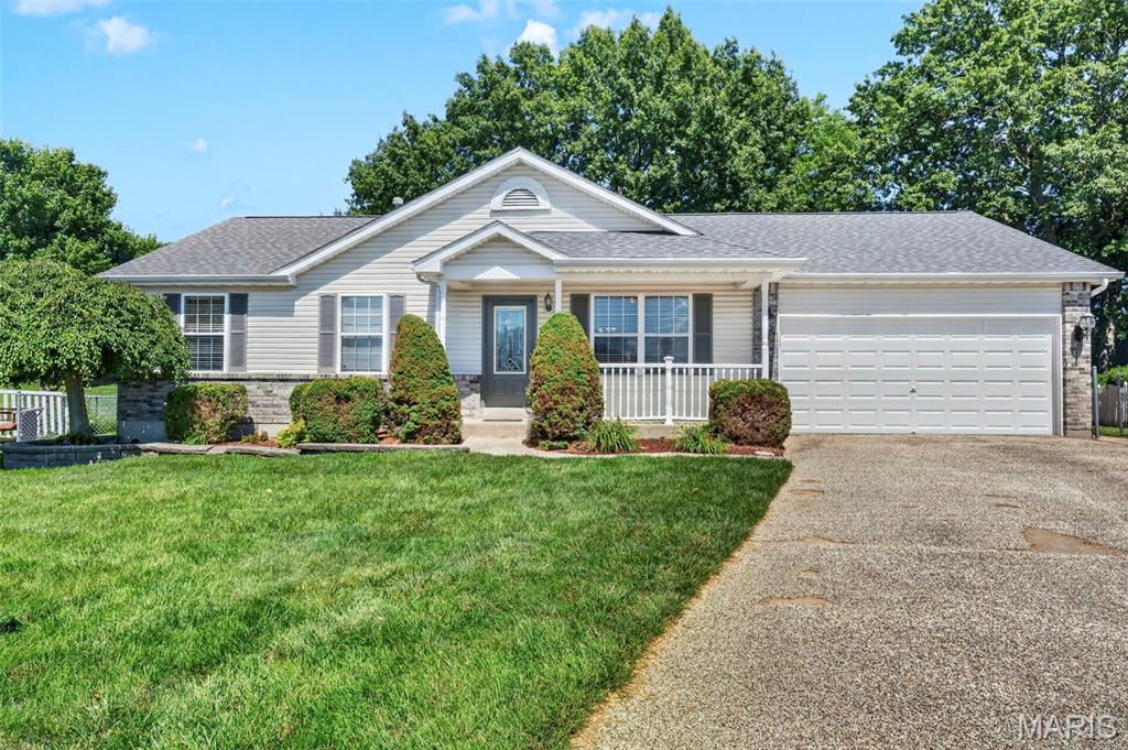 Opportunity knocks! Located in the heart of O'Fallon and within the desirable Fort Zumwalt West School District, this 3 BDRM, 2.5 BTH ranch offers 1700+ sq ft of incredible potential for the savvy buyer ready to make it their own. Step inside to find vaulted ceilings, an open floor plan, main-floor laundry, and 3 bedrooms with 2 full baths on the main level. The partially finished lower level adds valuable living space and includes a convenient half bath. Major-ticket items have already been addressed with a newer roof (2018), HVAC (2018) and garage door (2022), allowing you to focus on cosmetic updates and personal touches. Whether you're a first-time buyer looking to build wealth through homeownership, an investor searching for your next project, or someone eager to customize a home to your taste, this property offers endless possibilities. With a little vision and some TLC, this home can truly shine and reward its next owner with immediate upside. The possibilities are endless! Opportunities like this in such a desirable location don't come around often. Seller prefers to sell as-is. Call TODAY to schedule a private tour.