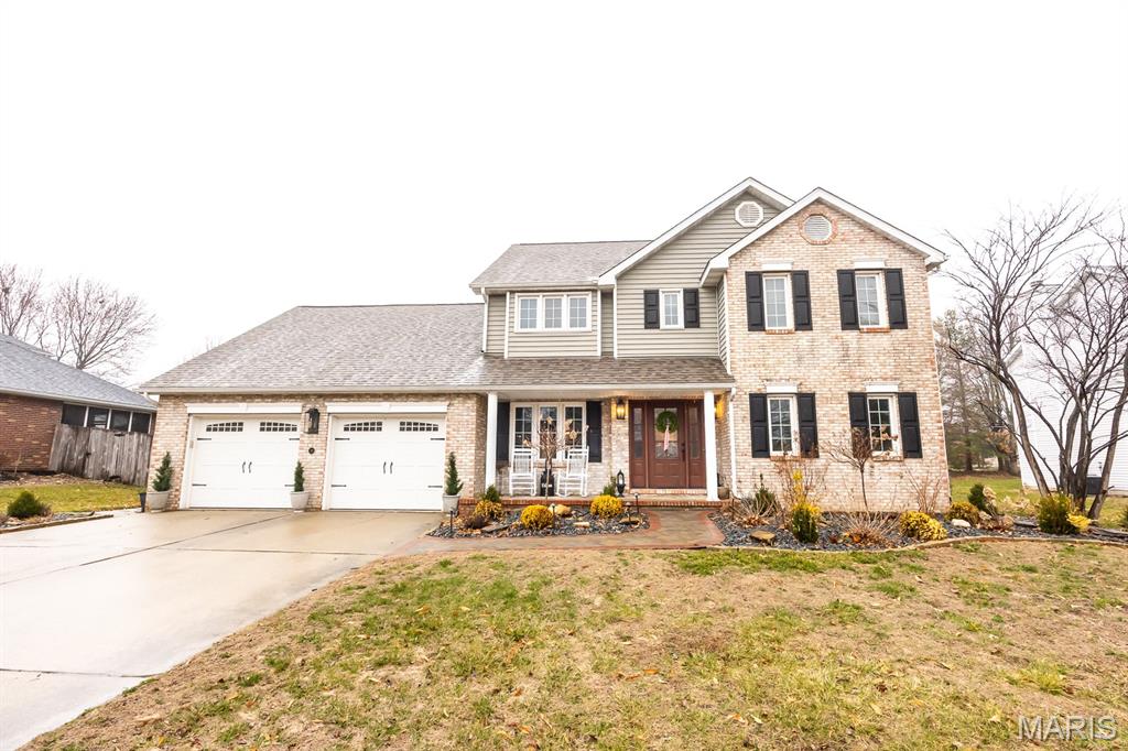 This well-established residence offers generous space across its two-story layout, featuring 5 bedrooms and 4 bathrooms, an All Seasons Room leading to a Beautifully Stamped Concrete Patio and a finished lower level.  Ideal for comfortable family living in a quiet suburban setting with friendly neighbors and family events like GlenFest.  Close Proximity to shopping, dining, and recreation in Edwardsville, plus SIU-Edwardsville for culture and sports.
Outdoor perks include Miner Park with bike trail access, Village Hall Park for sports, splash pads, and greenspaces

Residents enjoy a blend of suburban serenity, bike trails, and community events in this highly rated, vibrant, close-knit village just 14-20 minutes northeast of downtown St. Louis, blending small-town charm with easy urban access.
Featuring top-rated schools in the Edwardsville District, abundant parks, and over 86 miles of nearby bike trails, earning it a spot among Illinois' best places to live.  Midwest tranquility near city conveniences.