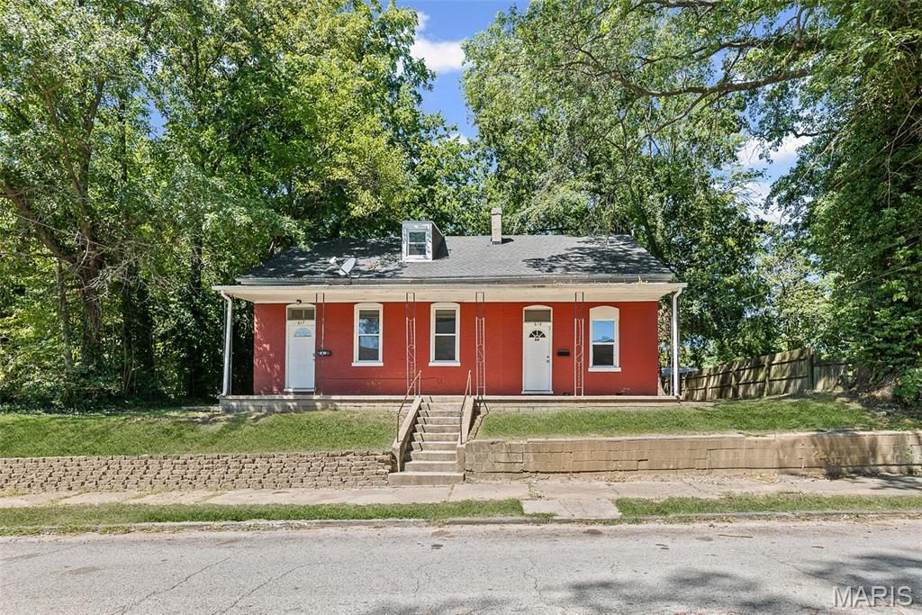ALL NEW LOW PRICE!! Prime investment opportunity! This duplex has one side rented & the other side is vacant. Live in one side & let the other side help pay your mortgage! Or rent out both units for more cash flow! #617 rents for $1150 / month (leased through 03/2027). #619 has been freshly updated with new flooring, paint, kitchen & bath (photos included are of unit #619). Newer windows. #617 has newer furnace. Each unit has a living room, eat in kitchen, full bath & dining room/bonus room on the main level, plus two bedrooms upstairs. Unfinished basement. Private backyard. Both units have passed occupancy inspections. Home is SOLD AS IS. Tenant rights. Buyer to verify all info.