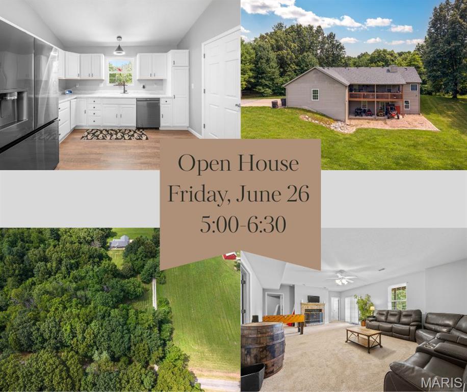 4 Bedrooms | 3 Full Baths | Finished Walkout Basement | 2.63 Wooded Acres | Triad Schools

Tucked away on 2.63 wooded acres, this beautiful 4-bedroom, 3-bath home offers the perfect balance of privacy, nature, and convenience. Surrounded by mature trees with open fields behind the property, you'll enjoy peaceful country living while remaining just minutes from Edwardsville, major highways, shopping, dining, and everyday conveniences.

Inside, you'll find a spacious kitchen with plenty of room for cooking, gathering, and entertaining. The dining and living areas feature newer luxury vinyl flooring, creating a warm and inviting space to relax. The finished walkout basement provides additional living space perfect for a family room, recreation area, home office, or guest accommodations.

Step outside to the huge covered deck and take in the tranquil views of the wooded surroundings and abundant wildlife. Whether you're enjoying your morning coffee or hosting friends and family, this outdoor space is designed to be enjoyed year-round.

Major updates provide peace of mind, including a new roof (2025), new HVAC system (2024), and new appliances (2024). The septic system has recently been pumped and inspected, making this home truly move-in ready.

Located in the highly sought-after Triad School District and just minutes from the MCT Trails, this property offers the space, privacy, and lifestyle you've been looking for without sacrificing convenience.