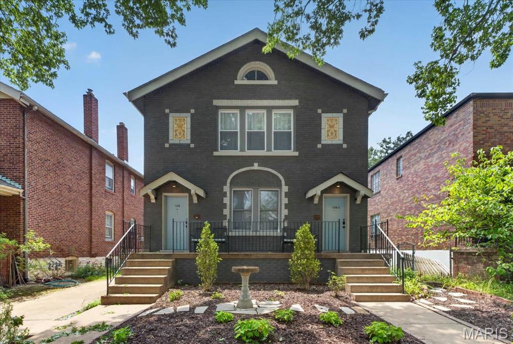 Exceptional investment opportunity in one of University City's most sought-after neighborhoods! This beautifully renovated duplex has been successfully operated as a fully furnished short-term rental, offering a rare opportunity to own a proven, income-producing property. Continue the thriving short-term rental business, owner-occupy one unit, or convert to long-term rentals—the flexibility is exceptional. 
Both spacious 2-bedroom, 1-bath units feature refinished hardwood floors, gourmet kitchens with granite countertops, mosaic tile backsplashes, premium appliances, generous bedrooms with walk-in closets, and abundant natural light. The second-floor unit includes in-unit laundry and bonus flex space. The lower level offers clean, dry storage, additional laundry hookups, and updated systems. A two-car garage completes this turnkey property. Offered fully furnished with high-quality, designer-inspired furnishings and an established, successful rental history.