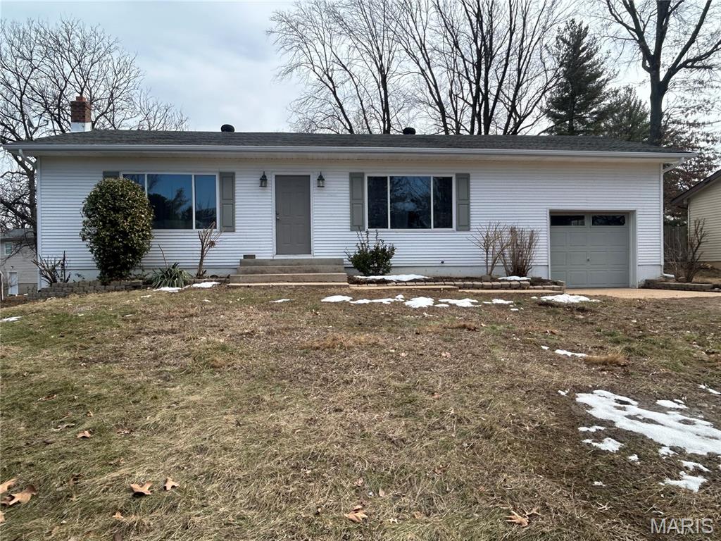 Take a look at this charming 3 bed , 2 bath home located in a private neighborhood in town and within minutes from I-44, shopping, schools, and restaurants. This home has new paint, new flooring throughout , some new lights, kitchen remodel, new garage door opener, and electrical update. The downstairs has some new drywall, new paint, bathroom remodel, a large master bedroom with a walk in closet . Basement has new paint , lights, trim and flooring throughout. Seller is also leaving the brand new staging furniture, at no additional cost to the home and providing a full Choice Home Warranty !