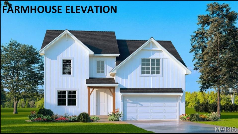 Welcome to your dream home! Introducing the Shinnecock floor plan. This beautiful 2-story house boasts 4 spacious bedrooms and 2.5 well-appointed bathrooms. The open floor plan invites you in, creating a seamless flow from room to room, perfect for both everyday living and entertaining. The kitchen, dining, and living areas blend together, creating a warm and inviting space for family and friends to gather. This home also features a versatile flex room. Whether you need a home office, a playroom for the kids, or a cozy den for movie nights, this space can adapt to fit your lifestyle. With its thoughtful design and attractive features, this home offers a blend of comfort and style that's hard to resist. Upgrades available on this plan include fireplace, kitchen island, optional bumped out kitchen, and rough in plumbing to name a few. Three elevations to choose from: Traditional, Farmhouse and Craftsman. Shown with the upgraded Farmhouse Elevation. This is a To Be Built home listing.