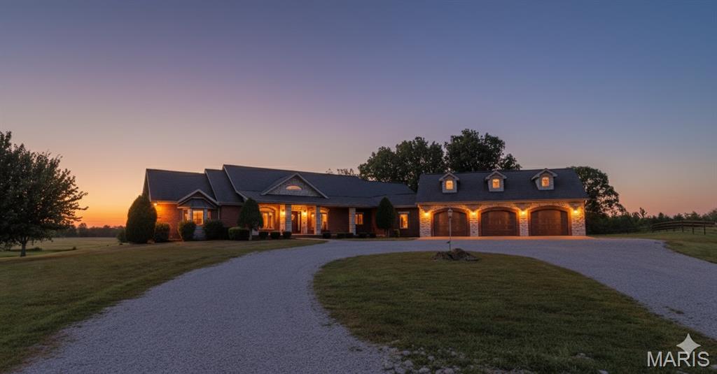 Welcome to 10665 Highway 160, Harviell, MO-  a truly extraordinary opportunity. This private, gated 102 acre +/- estate is a masterpiece of refined country living, located just an effortless 8-mile drive from the conveniences of Poplar Bluff. The property offers a harmonious blend of rolling, improved pasture and woods, fully secured with a durable 6-strand wire fence and welded steel posts, making it an ideal haven for both livestock and abundant wildlife.

The centerpiece is a sprawling, custom-built home designed for both grand entertaining and comfortable family life. Its main floor features a magnificent cathedral family room, a professional-grade chef’s kitchen, a formal dining area, a dedicated office, and three spacious suites, including a luxurious master. The walkout basement provides exceptional versatility with two additional suites, a convenient kitchenette, and two tuck-under garage stalls.

The estate is fully equipped for rural pursuits, boasting an impressive 80'x40' barn, a tack and feed shed, and multiple livestock shelters. John Deere 4066R cab tractor with loader and attachments included. 

 This unrestricted tract of land holds significant potential for future development ,offering a rare combination of a turn-key luxury residence and a strategic investment opportunity. As the Poplar Bluff area continues to expand and grow, a property with this size, location, and access is poised for success. 

Shown exclusively by appointment.