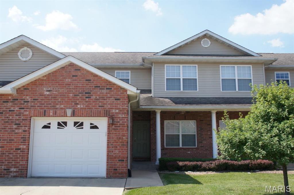 Condominium in Cambridge Commons Subdivision, 9 Foot First Floor Ceilings, 14 x 14 Living Room Features Marble Surround Gas Fireplace, 10 x 9 Galley Kitchen with Hardwood Flooring Includes Glass Top Electric Range with Built In Microwave, Garbage Disposal, Refrigerator, Dishwasher and Adjacent Breakfast Area, 12 x 10 Dining Area with Back Patio Access, Second Floor Provides 14 x 12 Master Bedroom with Private Bathroom, 14 x 10 Second Bedroom and 13 x 12 Third Bedroom, Full Hallway Bathroom, Walk In Closets, Finished Basement Includes 27 x 13 Recreation Room and Fourth Bathroom, Community Pool and Club House Privileges Available, One Car Attached Garage, Lawn Care Provided, Photos of Similar Property, Updated Photo Gallery Coming Soon, Available 09/01/2026.