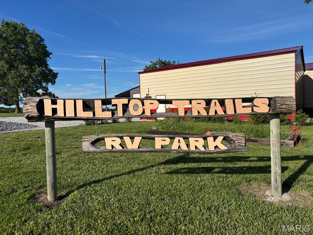 Own a thriving, income-producing RV park at Mark Twain Lake one of Northeast Missouri’s favorite recreational destinations. 

Hilltop Trails RV Park in Stoutsville, Missouri offers a rare investment opportunity, selling with the land, buildings, established business, and built-in guest demand.

Established in 2021, situated on 8 surveyed acres, this well-maintained RV park is currently 100% occupied and features 20 RV sites, each with RV awnings, full utility hookups including water, electric, and sewer, plus WiFi availability. Each site is separately metered for electric, and many sites include added guest-friendly features such as picnic areas and fire pits.

The property is designed for both function and future growth. Amenities include a stocked fishing pond with bass, catfish, and bluegill, a 15-person storm shelter, and three versatile outbuildings: a 30’x35’ garage with electric and water, a 30’x40’ storage shed, and a 35’x54’ boat storage unit with electric. The park is served by an engineer-designed Norweco septic system, with ample room for expansion.

Located just off Highway 154 between Perry and Paris, Hilltop Trails is only a few miles from South Fork Recreation Area and boat ramp, making it an ideal destination for guests visiting Mark Twain Lake for boating, fishing, camping, and outdoor recreation.

Looking for even more potential? An additional 10 commercial acres may also be available for purchase, offering excellent possibilities for expanded RV sites, storage, recreation amenities, or future business development.

Turn-key. Income-producing. Prime lake-area location. Room to grow. Opportunities like this near Mark Twain Lake do not come around often.

See it, Love it! Invest in it, and take over a thriving business today!