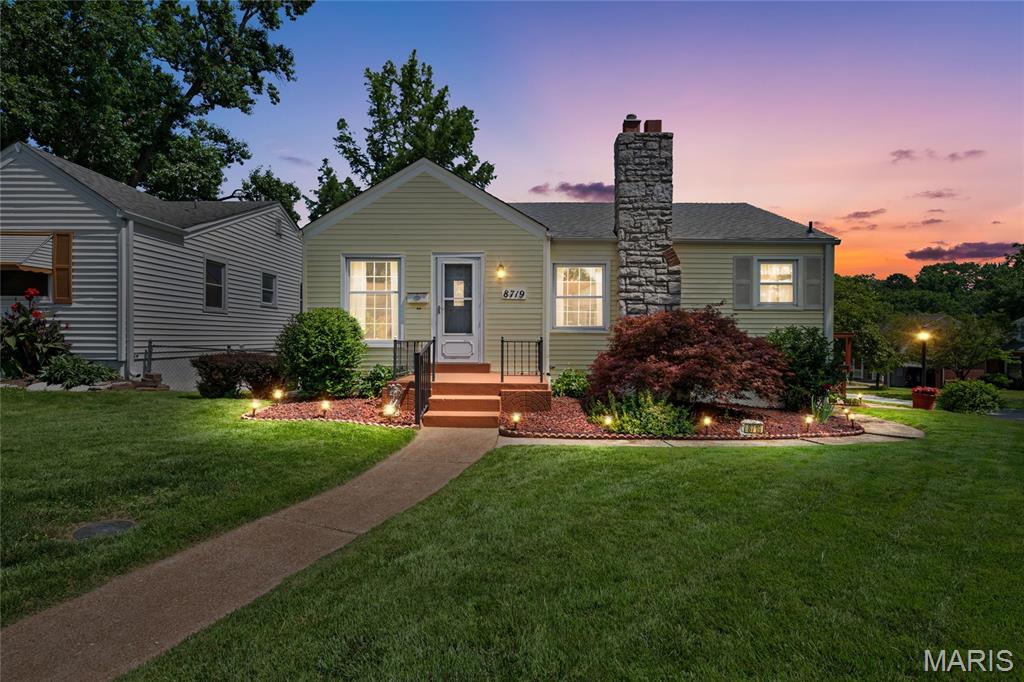 Welcome home to this charming Brentwood ranch, where timeless character, thoughtful updates, and everyday convenience come together beautifully. Offering 2 bedrooms, 1.5 baths, gorgeous wood flooring throughout much of the main level, and a new roof, this home is filled with warmth and charm from the moment you arrive. Admire the beautifully landscaped yard, highlighted by a mature Japanese maple that has been lovingly cared for over the years. Inside, classic arched doorways and solid wood doors add distinctive character rarely found in today's homes.

The spacious living room is bathed in natural light, creating the perfect space for relaxing or entertaining. The large eat-in kitchen offers abundant cabinetry and counter space, making meal preparation and family gatherings effortless.

Both bedrooms are generously sized, and the flexible floor plan offers endless possibilities. The primary bedroom features an adjoining bonus room that would make an ideal home office, walk-in closet, reading nook, nursery, or private retreat. The walkout lower level expands your living space with a half bath, large bonus room, laundry area, abundant storage, and plenty of room for a recreation room, home gym, workshop, or future finished living area.

Step outside to enjoy the spacious, level backyard and patio—perfect for entertaining, gardening, pets, play, or simply relaxing outdoors. The partially fenced yard adds functionality, while the oversized driveway includes a rare RV electrical receptacle.

Ideally located in sought-after Brentwood and served by the highly acclaimed Brentwood School District, you'll enjoy convenient access to shopping, dining, parks, major highways, and everything the area has to offer. Whether you're a first-time homebuyer, looking to downsize, or searching for an excellent investment opportunity, this home offers incredible charm, flexibility, and potential in one of St. Louis County's most desirable communities.

Back on the market at no fault of the sellers; please see agent notes.