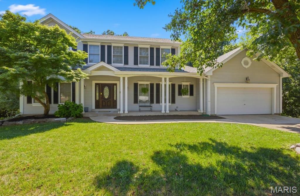 2-Story home with 4 Bedroom, 3 Bath, walkout basement with egress windows for lots of natural lighting on 1/2 ACRE wooded lot off Dietrich- this is hard to find! Want more grass area in your backyard all you have to do is clear out some of the brush & trees! Now’s your chance to grab this and make it an amazing home! Welcome home to this well maintained home in desirable Forest Oak Estates off Dietrich! Bring your preferred paint & flooring choices. Offering over 2,500 square feet of living space on a spacious 1/2 ACRE, this home combines comfort, functionality, and timeless architectural style.
The inviting eat-in kitchen features a center island, granite countertops, subway tile backsplash, wainscoting, and abundant cabinetry—perfect for everyday living and entertaining. Just off the kitchen, you’ll find a bright and cheerful four-season sunroom surrounded by casement windows, creating the perfect place to relax year-round, with access to a newer deck overlooking the private backyard.
The cozy family room showcases a fireplace flanked by custom built-in shelving and a dramatic bay window that fills the space with natural light. An adjacent home office workspace offers flexibility and can easily serve as a coffee station or beverage bar.
Upstairs, the vaulted primary suite provides a peaceful retreat with a spa-like bath featuring a double vanity, separate tub and shower, and French windows framing the soaking tub. Every bedroom includes professionally organized closet inserts for exceptional storage.
Additional highlights include a main-floor laundry room complete with a utility sink, upper and lower cabinetry, generous room sizes throughout, and a prime location off Dietrich Rd. in the Parkway South School District. This is a wonderful opportunity to enjoy spacious living on a beautiful semi private half-acre homesite.