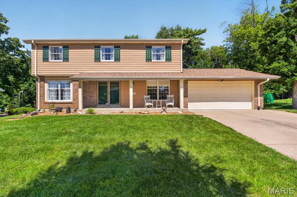 Tucked away on a quiet cul-de-sac in the heart of Chesterfield, this spacious 4-bedroom, 2.5-bath two-story offers an incredible opportunity in a sought-after location. Backing to trees and common ground, the backyard provides a peaceful setting with added privacy and frequent visits from local wildlife. Enjoy your morning coffee or unwind in the evening from the screened-in porch overlooking the natural surroundings.
Inside, you'll find a functional floor plan with generous living spaces, four well-sized bedrooms, and room to make it your own. Lovingly maintained by its original owner, this home reflects years of pride in ownership and exceptional care. As an added bonus there is zoned heating and cooling!  Located within walking distance to the elementary school and just minutes from shopping, dining, parks, and major highways, this is a rare chance to own a well-cared-for home in one of Chesterfield's most desirable locations.