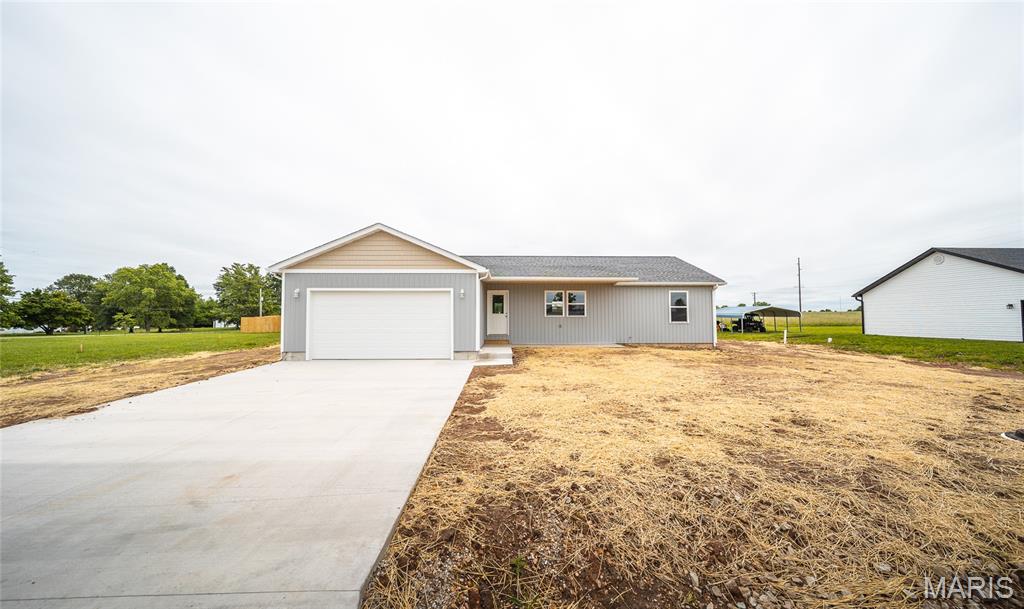 Welcome to this beautiful new construction home located in the heart of Owensville. Featuring 3 bedrooms and 2 full bathrooms, this home offers the perfect setup for first-time buyers, small families, or anyone looking for low-maintenance living in a peaceful setting. Situated in a quiet neighborhood, you’ll enjoy the comfort of small-town living while still being conveniently located just 1.5 hours from St. Louis. The home features a modern layout with open living spaces, quality finishes, and plenty of natural light throughout. Whether you’re looking for your first home or a great investment opportunity, this property checks all the boxes. Enjoy the charm and strong sense of community that Owensville is known for, with parks, local events, and everyday conveniences nearby.