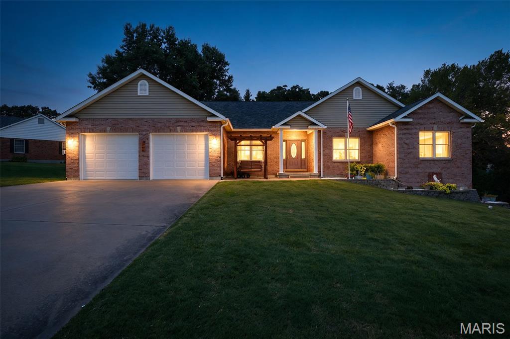 Welcome home to this exceptional ranch in the highly desirable Valle Spring Estates! Nestled on a beautifully landscaped 1.08-acre lot, this meticulously maintained home offers 4 bedrooms, 3.5 bathrooms, and approximately 4,000 m/l finished square feet of thoughtfully designed living space.

Step inside to an inviting great room featuring a stunning masonry gas fireplace, creating the perfect gathering space. The open floor plan flows effortlessly into the spacious kitchen, complete with brand-new appliances, a center island, custom cabinetry, and a sunny breakfast area. Sliding glass doors lead to the covered patio, making indoor and outdoor entertaining a breeze.

The main level also features a formal dining room, a private home office, and a convenient laundry room. The spacious primary suite is a true retreat, offering a large walk-in closet and a luxurious ensuite bath with dual vanities, a relaxing jetted tub, and a separate walk-in shower.

The finished lower level expands your living space with a large family room, an entertainment area, a fourth bedroom, a full bath, and abundant storage—perfect for guests, hobbies.
Central vac system.

Additional highlights include a two-car attached garage and valuable updates, including a new roof and gutters installed in 2024, providing added peace of mind.

Surrounded by mature landscaping and situated in one of the area's most sought-after neighborhoods, this beautiful property offers the perfect combination of elegance, comfort, and everyday functionality.

This is a home you'll want to experience in person. Stay tuned—once it hits the market, you won't want to miss the opportunity to make it yours!