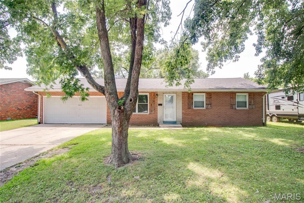 Welcome home to this charming 3-bedroom, 2-bath brick ranch offering comfort, space, and great outdoor living! Inside, you’ll find beautiful hardwood floors and a spacious eat-in kitchen with plenty of cabinet and counter space, perfect for everyday living and entertaining. All kitchen appliances are included, making this home move-in ready. The attached 2-car garage adds convenience and extra storage. Step outside to enjoy the fenced-in backyard featuring an above ground pool, deck, covered patio, and a spacious yard—ideal for relaxing, hosting gatherings, or enjoying summer days at home. Age of roof is 2023.