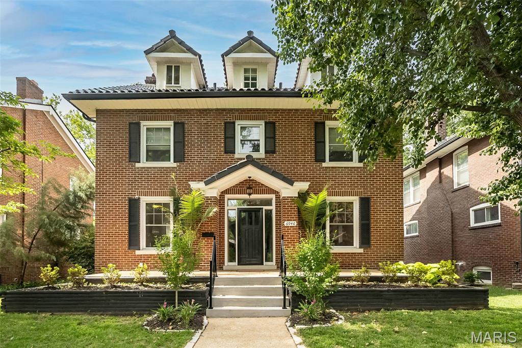 Luxury meets charismatic charm in this University City home. One of the city’s most distinguished streets, this exceptional 5 bedroom, 3.5-bath is a beautifully maintained living space to call HOME. Rich in architectural character and thoughtfully updated for modern living, the home is in excellent condition and ready for its next adventure. You're greeted with a warm welcome from the impressive hardscape in the front or back entrance to your home. Interior boasts a list of upgrades galore: from the gas fireplace & stove, sheik lighting, remote custom Hunter Douglas blinds throughout, custom closets, hardwood floors, updated bathrooms, and the kitchen will not disappoint. **BONUS** 2nd level laundry. Let the day melt away with so many places to re-treat or entertain. Grab some vino and relax in the sun room right off the kitchen. It gets even better out back ... a true extension of living. Custom patio w/pergola and over-sized firepit & lighting create a backyard oasis. Entire roof replaced in 2025 with clay tile & underlayment. Level fenced yard with 2 car brick garage and minutes away from Washington University. This home has it all- walking distance to Delmar Loop, restaurants, Forest Park and so much neighborhood charm. It's all right here CIN CIN!