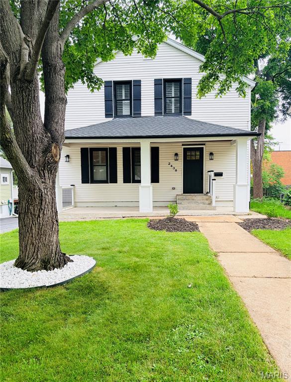 A true top-to-bottom renovation in Brentwood is hard to find. Combining that level of updating with award-winning schools, a prime Mid-County location, and a move-in-ready floor plan makes this home an exceptional opportunity.

Thoughtfully rebuilt for modern living, major improvements include new HVAC, plumbing, electrical, insulation, roofing, and gutters, offering the confidence and peace of mind that come with a comprehensive renovation. Located in one of St. Louis' most sought-after communities, you'll enjoy convenient access to parks, shopping, dining, major employers, and everything that makes Brentwood such a desirable place to call home.

Hardwood floors run throughout the main level, creating warm and inviting spaces for everyday living, entertaining, and working from home. The fully renovated kitchen features stylish cabinetry, new appliances, abundant storage, and a large center island ideal for gathering with family and friends. A dedicated office and updated half bath complete the first floor.

Upstairs, the spacious primary suite includes a walk-in closet, a comfortable sitting area, and access to a beautifully renovated en-suite bath. Two additional bedrooms offer generous closet space, ceiling fans, and abundant natural light. The updated full bath features both a stand-alone shower and soaking tub.

Outside, the newly constructed deck overlooks a deep backyard framed by mature trees and established landscaping, creating a wonderful setting for entertaining, relaxing, or simply enjoying a little extra room to spread out. The walk-out basement offers excellent storage potential.

Extensively renovated, ideally located, and situated within the highly regarded Brentwood School District, this is a rare opportunity to enjoy the convenience, community, and character that have made Brentwood one of the region's most desirable places to live.