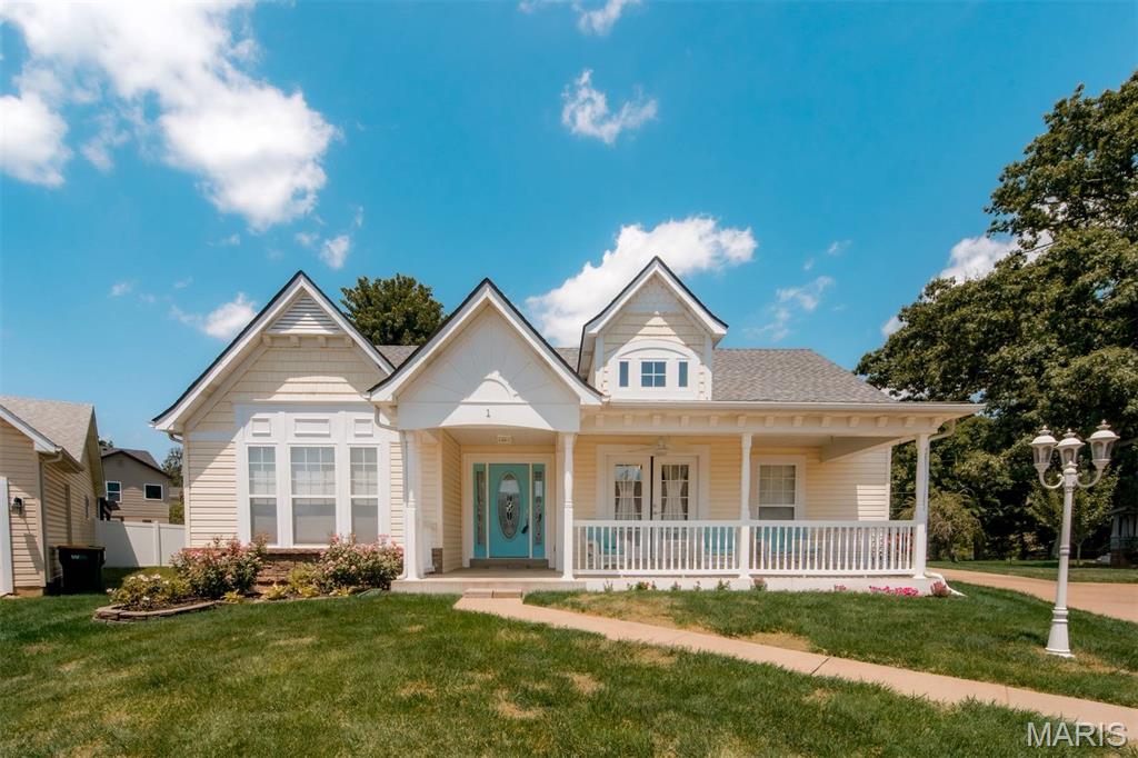 Welcome home to this beautifully maintained 4-bedroom, 3-bathroom ranch nestled on a quiet cul-de-sac in a Gated Community in Imperial! From the inviting covered front porch to the spacious finished lower level, this home offers the perfect blend of comfort, style, and functionality. Step inside to a welcoming entry foyer that opens to a separate dining room, perfect for gatherings. The vaulted living room is the heart of the home, featuring a stunning custom floor-to-ceiling tiled electric fireplace that creates a warm and modern focal point. The spacious kitchen offers ample cabinet and countertop space, a pantry, and a convenient butler's pantry for additional storage and prep space. The desirable split-bedroom floor plan provides added privacy, with the primary suite featuring a walk-in closet and an updated en-suite bathroom. Two additional bedrooms and a full bath complete the main level, along with the convenience of main-floor laundry. The finished lower level expands your living space with a large family and recreation area—complete with a pool table that stays! You'll also find a fourth bedroom with an egress window, a full bathroom, and an abundance of unfinished storage space. Enjoy outdoor living on the deck overlooking the fenced backyard, offering plenty of room for entertaining. A two-car garage and oversized driveway provide ample parking for family and guests. Major updates offer peace of mind, including a brand-new HVAC system (2026), roof (2025). This move-in ready home has everything you've been looking for—space, updates, and a fantastic location. Schedule your showing today!