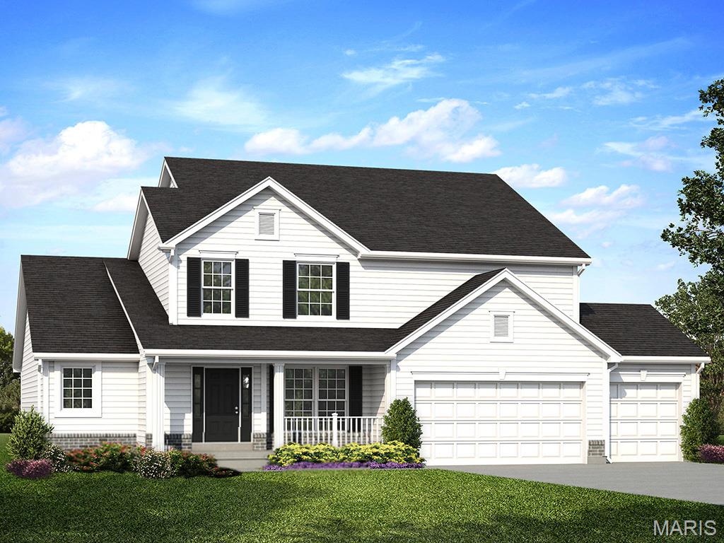 New McBride Homes Pin Oak 1.5-story luxury home with 4 BR, 3.5 BA, ready this winter! This expanded floorplan w/3 CAR GARAGE & walkout homesite! Enjoy a 2-story great room w/floor-to-ceiling window wall, 9’ ceilings, 6’ windows, & wood laminate flooring. The kitchen features Brellin White 42” cabinets, large island, quartz counters w/backsplash, GE stainless appliances, & double ovens. Formal dining room included. Main-level primary suite w/walk-in closet & private bath w/soaking tub, shower, double vanities & private water closet. Upstairs has a Jack & Jill bath between BRs 1 & 2, plus a private bath for BR 3. Extras include dual-zone HVAC, spindled staircase, matte black fixtures, 2-panel doors, main floor laundry and more! Onsite amenities at Wilmer Crossing include a community playground, pavilion with BBQ pits and picnic tables, and pickleball court. Enjoy peace of mind with McBride Homes’ 10-year builders warranty and incredible customer service! Similar photos shown.