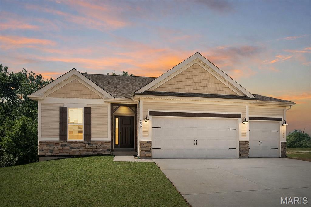 Discover comfortable, low-maintenance living in this beautifully designed new home with a three car garage.  Situated on a level lot in one of Washington’s most convenient locations, this home blends thoughtful design with modern style. Tall ceilings create an open, airy feel, while the  quartz kitchen and oversized island give great space for everyday event.

The layout keeps everything you need on one level, making life simpler and more enjoyable. Step outside and take advantage of nearby walking trails, pickleball courts, and the natural beauty of Phoenix Park - perfect for staying active and connected.

If you’re looking for a home that supports your lifestyle today and for years to come, this one delivers. Welcome to easy living in Washington, Missouri.

Northern Star Homes is your hometown builder in Washington, Missouri.
Love to get outside? You’re just a short walk to shopping, cafes, walking trails, and parks—perfect for morning runs, dog walks, or grabbing coffee with friends. It’s a lifestyle that fits your vibe: active, social, and stress-free.

Whether you're a first-time buyer or just looking to upgrade your lifestyle, this home checks all the boxes. Don’t miss your chance to own new in one of the most charming towns in Missouri!