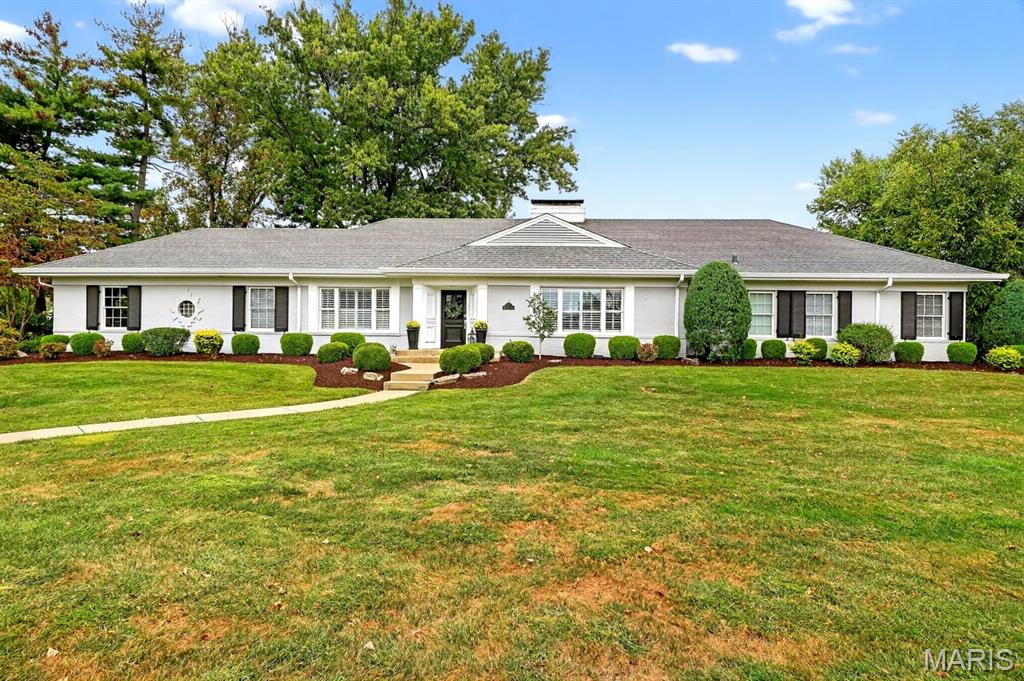 Location, Location, Location!
Perfectly nestled in the heart of Town & Country on nearly an acre, this beautifully renovated home blends timeless elegance with modern comfort.
A classic center-hall floor plan welcomes you with a formal office featuring a gas fireplace and custom built-ins, a gracious dining room, and a spacious family room with another fireplace. The family room flows seamlessly into a bright four-season solarium—currently used as a casual dining and sitting area—overlooking the pool and gardens. The updated kitchen offers a center island and opens to a convenient laundry room, powder room, and mudroom.
The main-level primary suite is a true retreat with a spa-like bath featuring a walk-in shower and double vanity. Two additional bedrooms and a renovated full bath complete the first floor. Upstairs, a private suite with a sitting area, walk-in closet, and full bath provides the perfect guest or teen retreat.
The finished lower level is designed for entertaining with a spacious rec room, wet bar, fourth bedroom, and full bath.
Step outside to enjoy nearly an acre of fenced-in landscaped grounds with a heated saltwater pool, expansive terrace, and multiple patios—ideal for gatherings or quiet relaxation.
Move-in ready and thoughtfully designed for today’s lifestyle, this home offers premier living in a coveted location with easy highway access.