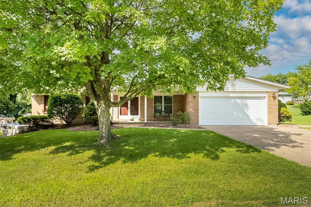 Lovingly maintained, thoughtfully updated, and ready for its next chapter! This spacious ranch delivers the perfect blend of comfort, style, and future potential. Gorgeous hardwood floors flow throughout the main living areas, while the open floor plan invites everyone to gather around the stunning granite island kitchen. A skylight fills the space with natural light, and the adjoining family room—with its cozy wood-burning fireplace—creates the perfect spot to relax and entertain.

The primary suite features a beautifully remodeled bath, while two additional bedrooms and an updated hall bath offer space for family, guests, or a home office. Step outside to a covered patio overlooking a fully fenced backyard that's ready for everything from summer BBQs to backyard games and four-legged friends.

Need room to grow? The walk-out lower level is a blank canvas waiting for your vision—create the ultimate recreation room, home gym, workshop, or additional living space while adding valuable square footage.

Topped off with a 2021 roof, timeless curb appeal beneath a stunning mature shade tree, and the opportunity for a fast closing, this is the kind of home buyers have been waiting for. Schedule your showing today before someone else calls it home!