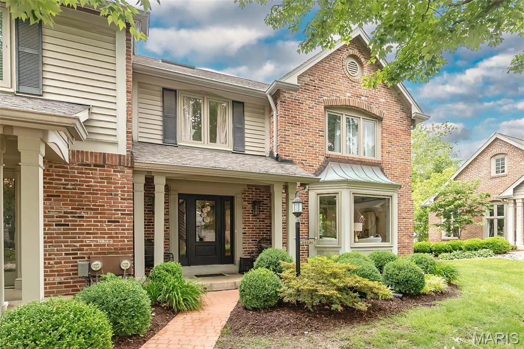 Rarely does a townhome of this caliber become available. Tucked away on one of the community’s most coveted wooded lots, this stunning end-unit residence has been completely reimagined with designer finishes, elevated craftsmanship, and luxury living in mind!

Offering over 3,800 square feet of finished living space, this 3 bedroom, 3.5 bath home blends sophisticated design with effortless comfort. Wide-plank wood flooring, custom trim work, dramatic black stair railings, curated lighting, and rich architectural details create a magazine-worthy aesthetic throughout. Thoughtfully reimagined throughout, this exceptional residence blends custom-level finishes with effortless, low-maintenance luxury living.

The showstopping kitchen was designed for both entertaining and everyday living, featuring custom cabinetry, striking quartz surfaces, statement lighting, kitchen appliances approximately 2.5 years new, and an oversized waterfall island that anchors the space beautifully. The adjoining great room offers a floor-to-ceiling stone fireplace, walls of windows, and peaceful wooded views rarely found in condo living.

The luxurious primary suite feels like a private retreat with a spa-inspired bath showcasing a freestanding soaking tub, oversized walk-in shower, designer tilework, and custom vanity cabinetry. A convenient second-floor laundry adds everyday functionality, while the upstairs loft space with built-ins creates the perfect home office space or reading lounge. 

The finished lower level offers exceptional flexibility with a spacious recreation area and additional bedroom with egress window and full bath; ideal for guests, multi-generational living, or extended stays.

Outside, the oversized private patio and fenced yard back directly to woods, creating an incredibly peaceful setting with unmatched privacy. One of only a few units with this coveted wooded backdrop, all while being just minutes from Highway 40, dining, shopping, and everything Chesterfield has to offer. Residents also enjoy access to the community clubhouse and pool, offering resort-style amenities just steps from home!

Additional updates include HVAC systems approximately 2 years new and a new roof installed in January 2025, further enhancing the home’s turnkey appeal.

This is luxury villa living without compromise. Thoughtfully designed, extensively updated, and truly a work of art!