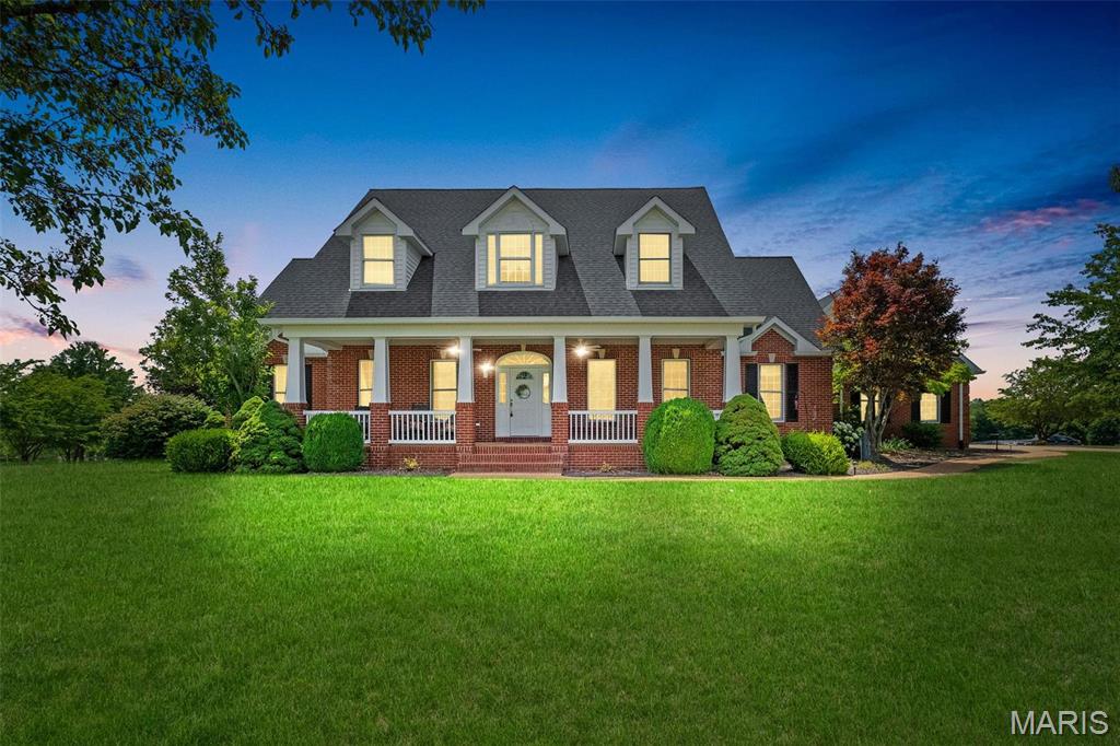 What so many are looking for...top quality, views in all directions, lots of usable acres & a great location! Just a short drive from Washington MO., this custom 1.5 Sty home has it all! Soaring cathedral ceilings & a wall of windows in the greatroom to a finished walk-out LL, this is the place that will thrill you & your friends & family when you entertain! Enjoy total privacy in the new, hug hot tub, or soak in the views from the front porch or private patio on back! Bring your horses & chickens! This property is set up for your ponies w/ a 3-stall horse barn with room for more! Fenced & cross fenced for rotational grazing, the setup is convenient & well planned! The pride of ownership & care is noticeable everywhere you look! So much more to see...from the huge, oversized garage to the giant bonus room over the garage, this home does not disappoint! Come & see one of the finest homes in Franklin County! *Two tax ID"s on this property*