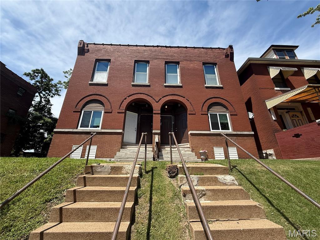Fantastic Turnkey Investment Opportunity in Dutchtown! This fully occupied, historic St. Louis Four Family is a powerhouse addition to any real estate portfolio, boasting a strong gross annual income of $32,700 and an impressive Net Operating Income (NOI) of $26,488. The property features four stable 1-bedroom, 1-bathroom units currently generating consistent monthly rents of $635, $695, $700, and $695. Professionally managed, this building features durable luxury vinyl plank and tile flooring, tilt-in windows, and a low-maintenance brick exterior. Tenants enjoy a level lot with a rear parking pad and covered porch/deck spaces. Basement offers plenty of storage and laundry hookups. Exceptional ROI from day one with seasoned tenants already in place. Showing only with an accepted contract to respect tenant privacy.