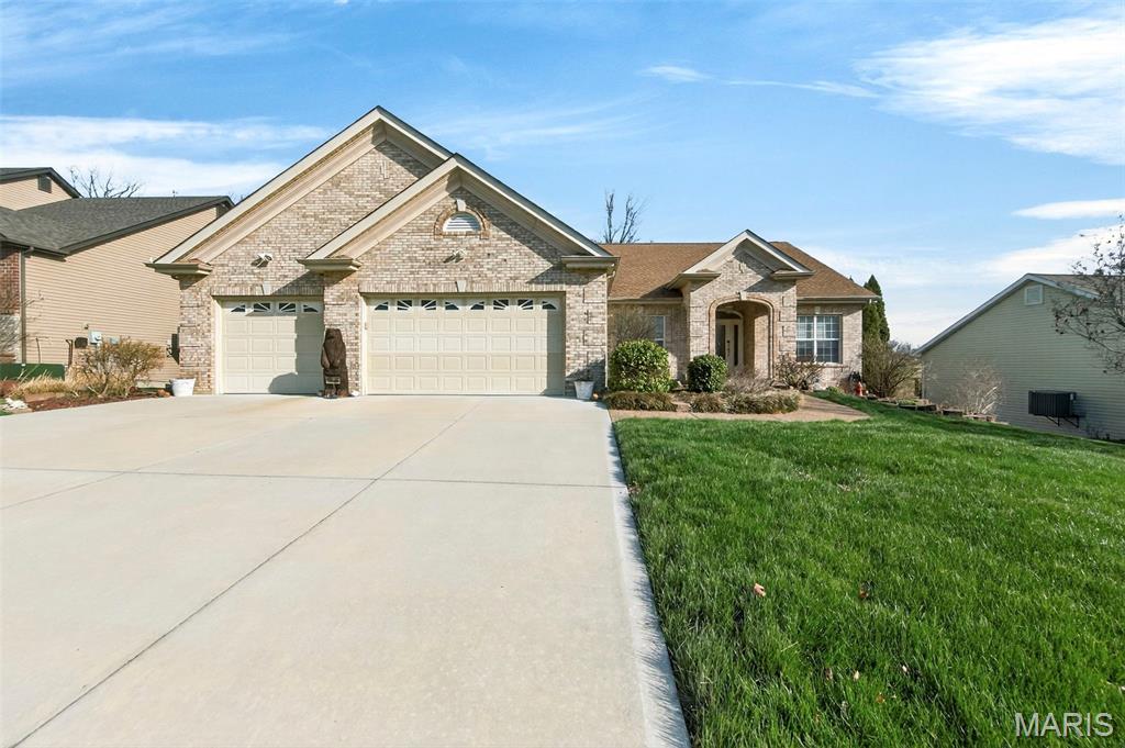 **Golf Course Living Without the Golf Ball Risk — Bear Creek Estates Ranch, Wentzville MO**

Welcome to 1521 Hibernation Hollow — a meticulously maintained, one-owner ranch home in the sought-after Bear Creek Estates community of Wentzville, Missouri. Backing directly to the golf course and pond, this 3-bedroom, 2.5-bathroom home delivers luxury views, main-floor living, and a finished walkout basement — all with zero compromise.

**The Home**
Built in 1999 and lovingly cared for by a single owner, this open-concept ranch offers bright, airy living thanks to abundant windows that frame stunning views of the pond and golf course green. The gas fireplace anchors the main living area, while a dedicated den/study with built-in wall shelving makes working from home effortless. The breakfast room opens directly to a large composite deck with a pergola — your private retreat overlooking water and fairway.

The oversized primary suite features one of the largest walk-in closets you'll find at this price point. Two and a half bathrooms are thoughtfully laid out for everyday living and guests.

**Big-Ticket Updates Done**
- Roof: 3 years old
- HVAC: 2 years old
- Water heater: 5 years old
- Water softener included

No deferred maintenance. No surprises.

**The Basement**
The finished walkout basement adds flexible living space — ideal for a family room, home gym, guest suite, or entertainment area — with direct access to the backyard and golf course views.

**The Garage**
A 3-car garage gives you room for vehicles, storage, tools, or a workshop. Rare at this price in Wentzville.

**The Golf Course Secret**
Here's what makes this home truly special: the tee box is positioned so that golf balls are directed *away* from the house — not toward it. You get every benefit of a golf course lot (the views, the open space, the serenity) with none of the anxiety. All the luxury, none of the headache.

**The Neighborhood**
Bear Creek Estates offers a clubhouse, community pool, and a welcoming neighborhood feel with top-rated schools. Minutes from major shopping, dining, and entertainment along Wentzville Parkway and Mid Rivers — everything you need is within reach.

**Why This Home?**
One owner. Lightly used (occupied approximately 6 months per year). Updated mechanicals. Golf course and pond views. Finished walkout basement. 3-car garage. Ranch layout. This combination rarely comes available in Wentzville — and when it does, it doesn't last.

?? Bear Creek Estates | Wentzville, MO | 3 Bed | 2.5 Bath | Ranch | Finished Walkout Basement | Golf Course Lot | Pond View